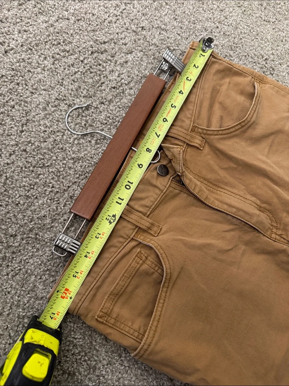 Carhartt Tan Hickory Relaxed Fit Slim Work Pants - Picture 9 of 12